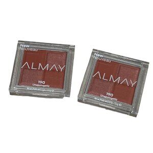 Almay Eyeshadow Mini Palette Unapologetic 190 Lot of 2 Neutral Tan Copper Brown
